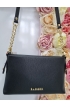 Čierna Kožená Crossbody kabelka BAGGER