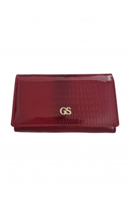 Kožená červená peňaženka Grosso