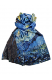 Hodvábny Dámsky elegantný šál Van Gogh