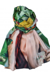 Hodvábny Dámsky elegantný šál Frida