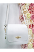 Štýlová biela Crossbody kabelka Vera Pelle