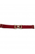 Gumičkový opasok nastaviteľný červený
