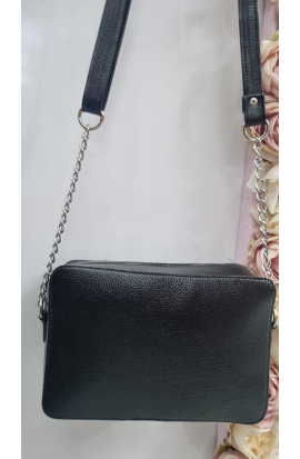 Štýlová čierna Crossbody kabelka Prestige