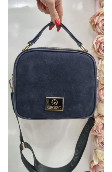 Modrá Crossbody kabelka Grosso