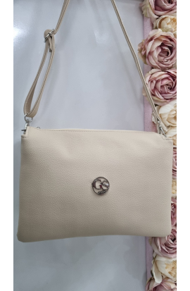 Béžová crossbody kabelka Grosso