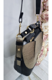 Bežová crossbody kabelka Prestige