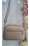 Ružová Kožená Crossbody kabelka Grosso