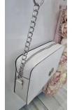 Štýlová strieborná crossbody kabelka Prestige