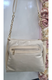 Crossbody béžová kabelka Prestige