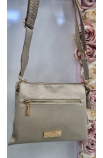 Štýlová zlatá crossbody kabelka Monnari