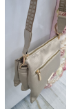 Štýlová zlatá crossbody kabelka Monnari
