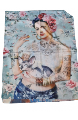 Hodvábny Dámsky elegantný šál Frida