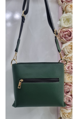 Zelen&aacute; crossbody kabelka Grosso