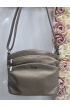 Metalická crossbody kabelka Siliva Rosa