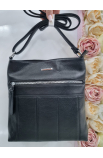 Čierna crossbody kabelka Silvia Rosa