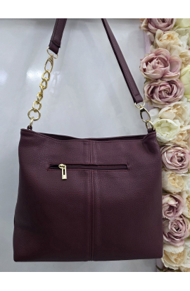 &Scaron;t&yacute;lov&aacute; bordov&aacute; kabelka do ruky Grosso