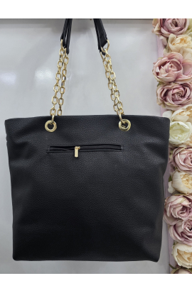 Čierna kabelka na plece Zellia