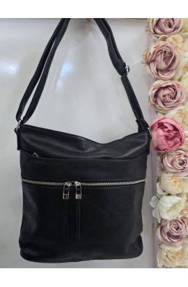 Čierna crossbody kabelka Italy