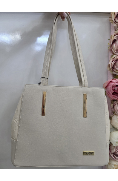 Dámska béžová kabelka na plece Karen