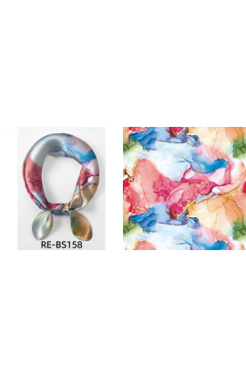 Šatka farebná s hodvábom