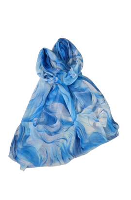 Šál farebný s hodvábom