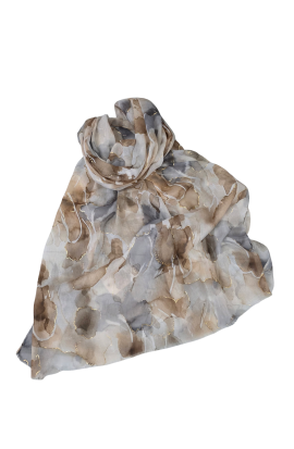 Šál farebný s hodvábom