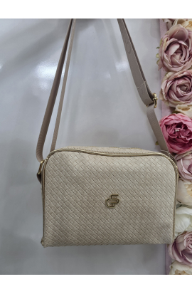 Béžová crossbody kabelka Grosso