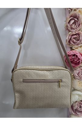 B&eacute;žov&aacute; crossbody kabelka Grosso