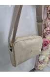 Béžová crossbody kabelka Grosso