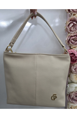 Béžová kabelka Grosso