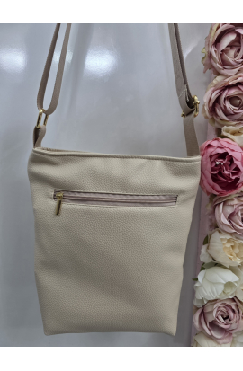 B&eacute;žov&aacute; crossbody kabelka Grosso