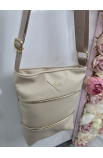 Béžová crossbody kabelka Grosso