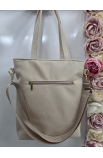 Béžová kabelka do ruky Grosso