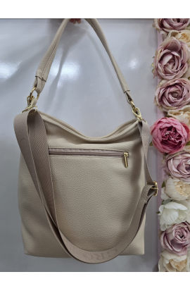 B&eacute;žov&aacute; crossbody kabelka Grosso