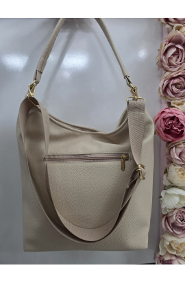 &Scaron;t&yacute;lov&aacute; b&eacute;žov&aacute; kabelka na plece Grosso