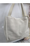 Kožená biela crossbody kabelka Vera Pelle