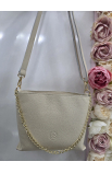 Štýlová béžová Crossbody kabelka Grosso
