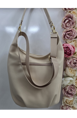 &Scaron;t&yacute;lov&aacute; b&eacute;žov&aacute; kabelka na plece Grosso