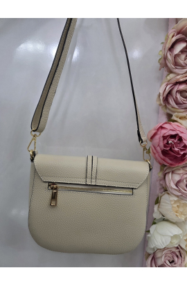 &Scaron;t&yacute;lov&aacute; zlato-strieborn&aacute; crossbody kabelka Nobo