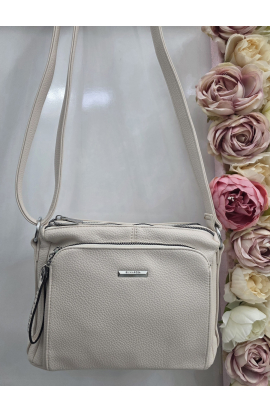 Štýlová hnedá crossbody kabelka Silvia Rosa