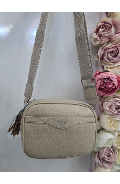 Menšia slabohnedá crossbody kabelky Silvia Rosa