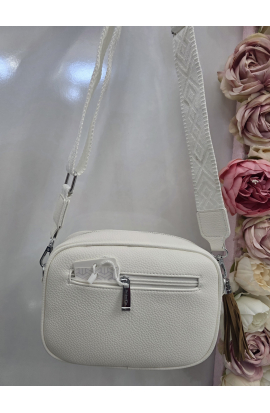 Men&scaron;ia biela crossbody kabelky Silvia Rosa