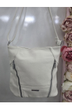 Jednoduchá bordová crossbody kabelka Silvia