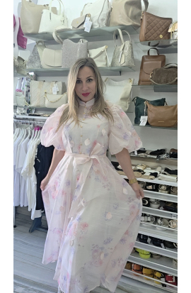 Elegantné dámske ružové šaty