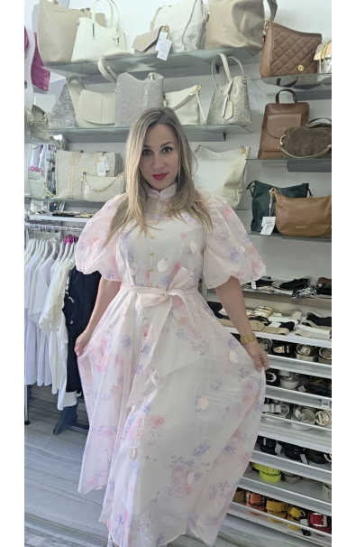 Elegantné dámske ružové šaty