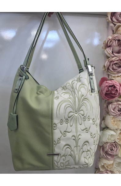 Hnedá kabelka elegantná na plece Silvia Rosa