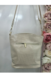 Štýlová zlatá crossbody kabelka Via55