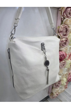 &Scaron;t&yacute;lov&aacute; biela crossbody kabelka Silvia Rosa