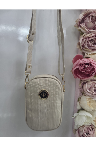 Štýlová béžová Crossbody kabelka Prestige