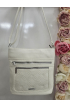 Biela crossbody kabelka Silvia Rosa